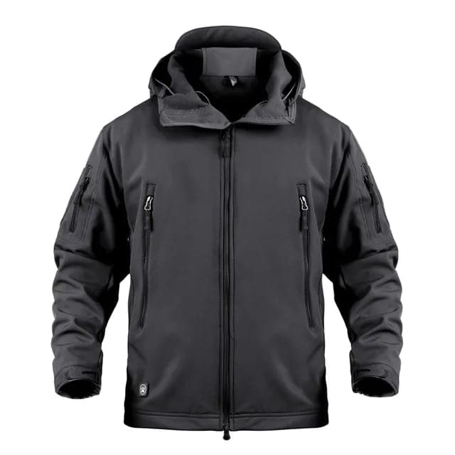 Black soft shell jacket