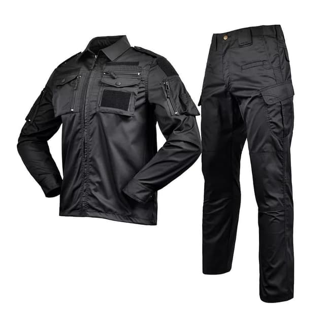 Black Outdoor Suit Set