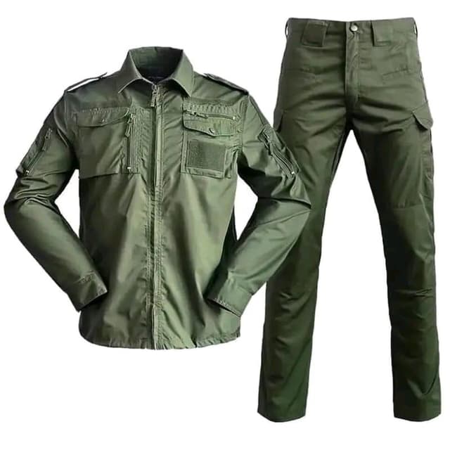 Green Outdoor Suit Set